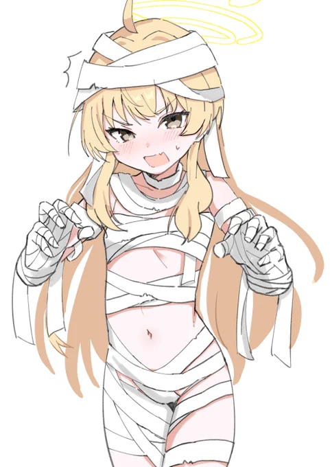 ハロウィンのヨシミ描いた 