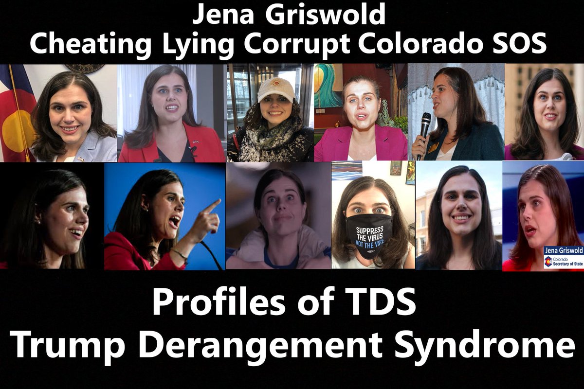 Tesla7771's tweet photo. @catturd2 Jena Griswold has powerful , crippling TDS https://t.co/tBE6t3O8Js