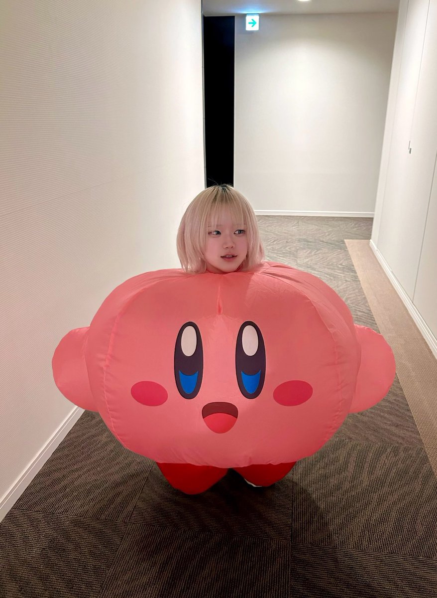 カービィのコスプレをしました https://t.co/CK1EsIcrSh