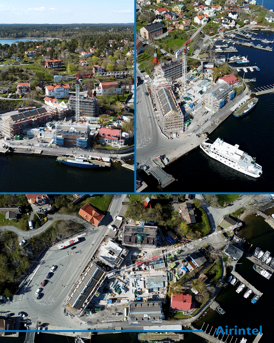 airintelab's tweet photo. Nyproduktion Hotellbryggan i Dalarö.

#dji #dalarö #drönare #airintel #imolabostad #imolabostäder https://t.co/GW7qZSPsb2