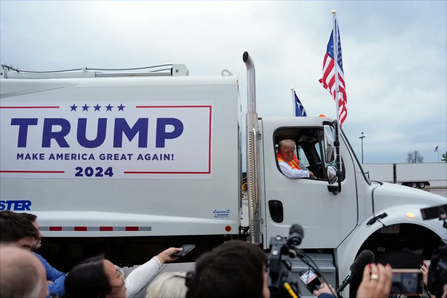 Talking about a self own! After a nation wide outrage over a comedian at a Trump rally calling Puerto Rico a “floating island of garbage,” Trump does a photo op in a garbage truck to reinforce the point. You can’t make this stuff up! 😂