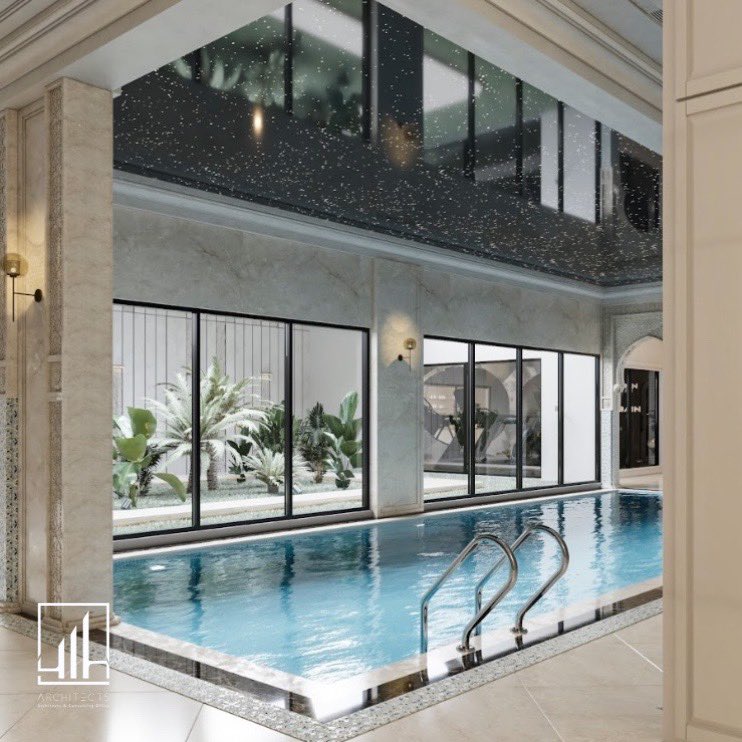 من أعمالنا في التصميم الداخلي
تصميم منطقة مسبح - دور أرضي
النمط: مودرن - مودرن اندلسي 
الموقع: حائل 
للتواصل
التصميم الداخلي:
+966 54 477 4600