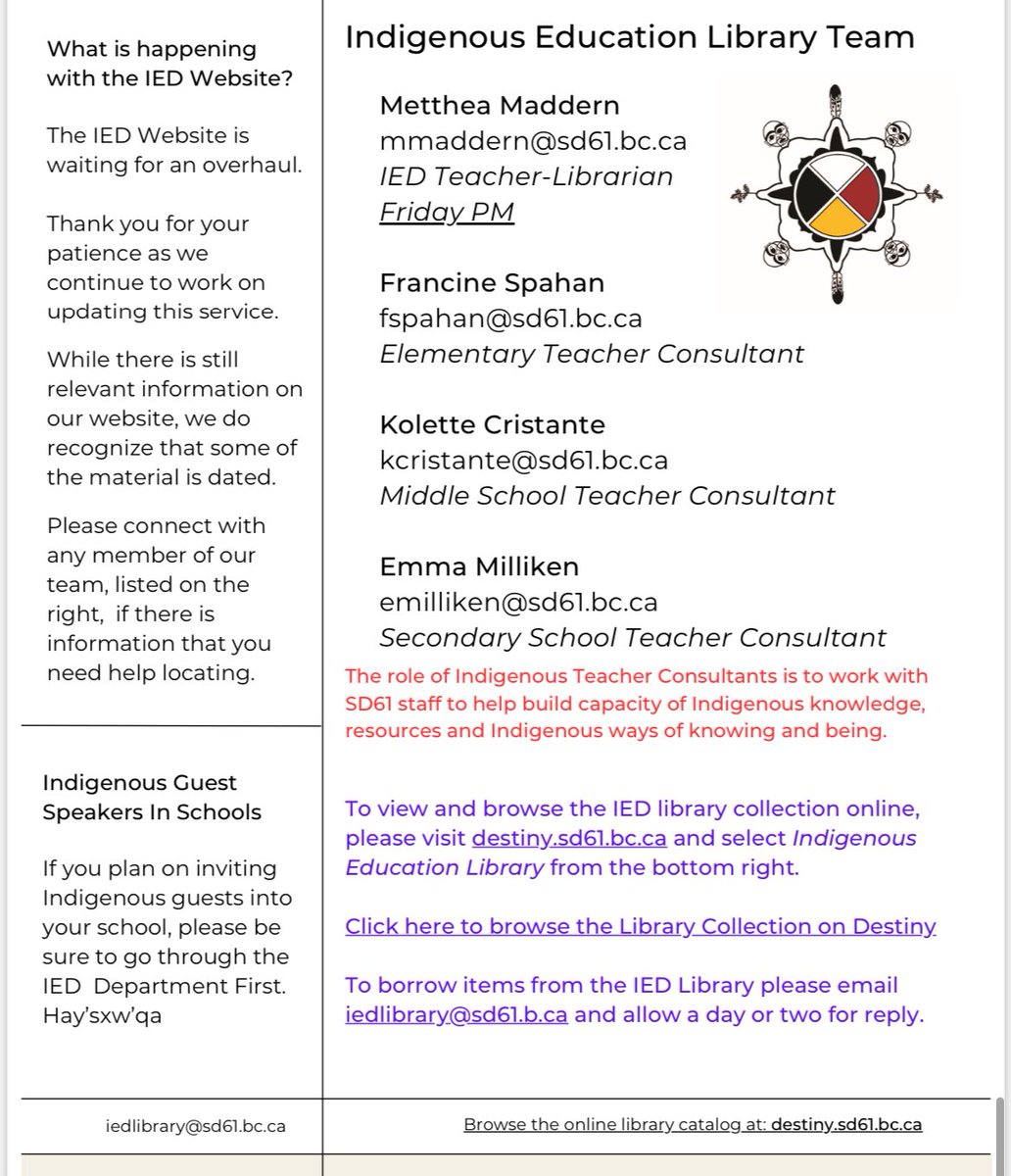Dr. Shelly (Niemi) Wilton (@dr_swilton) on Twitter photo Please take a Moment to Read our Nov/ Dec 2024 IED library Newsletter <a href="/sd61schools/">Greater Victoria School District</a> ❤️🙌🏽 Please take a Moment to Read our Nov/ Dec 2024 IED library Newsletter <a href="/sd61schools/">Greater Victoria School District</a> ❤️🙌🏽