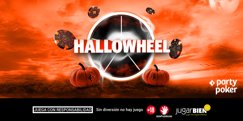 ☸️HalloWheel durante POWERFEST
1⃣MTT seleccionado por día
🎯Elimina a un jugador y gira la HalloWheel
🗓️Calendario: bit.ly/POWERFEST2024 
🔞Juega con responsabilidad