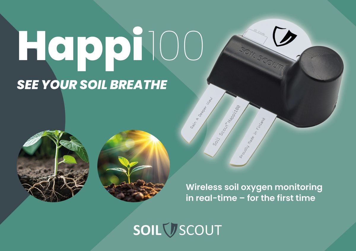 Happi100 is here!!

The wait is over – Happi100 is here.

Dive into the next-gen wireless oxygen sensor that will elevate your soil management to new heights.

📘 Download the official guide⬇️ 
soilscout.com/downloads/new-…

#SoilScout #Happi100 #SoilHealth #OxygenSensor