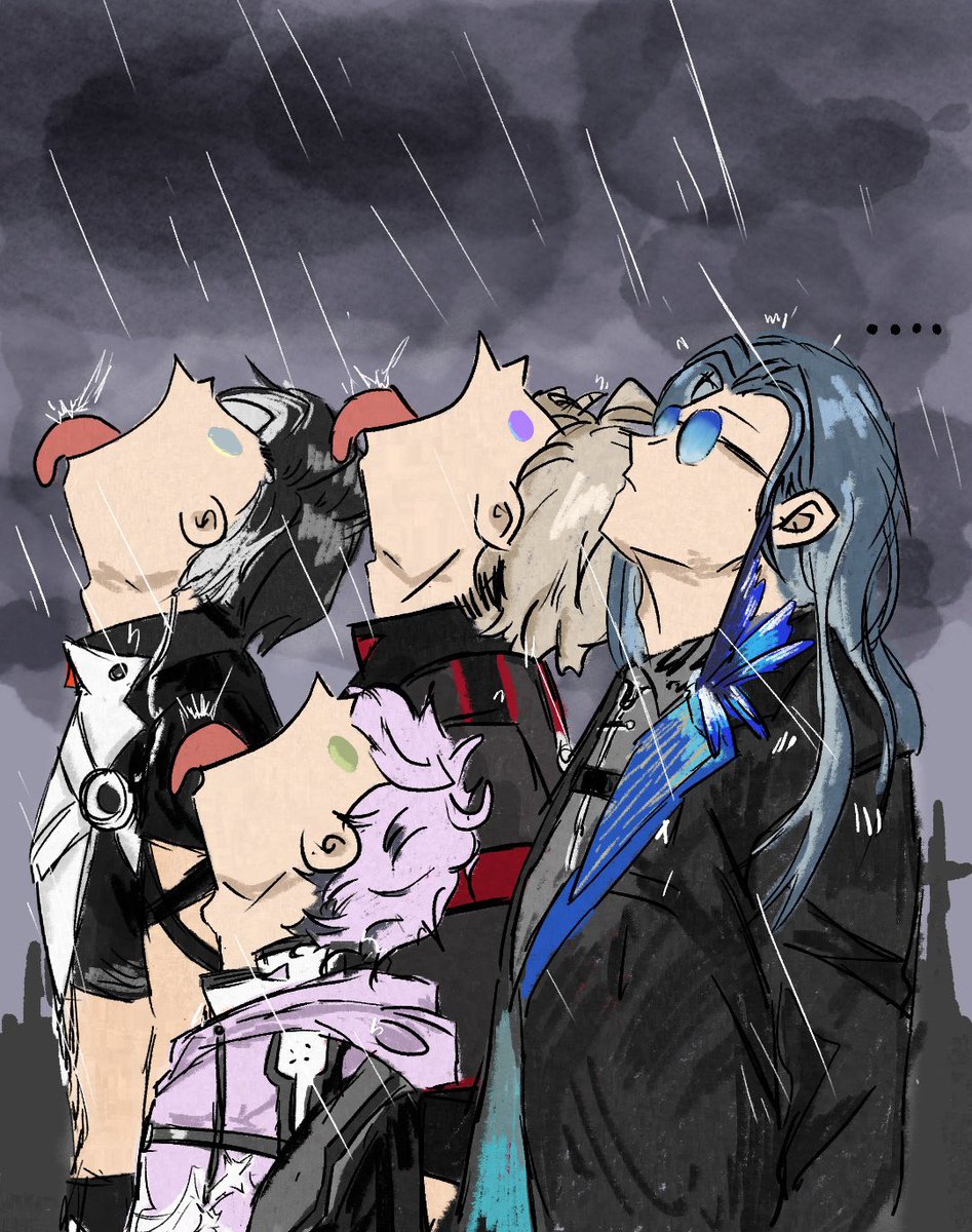 提拉米蘇的颱風天🌀
（怎麼覺得這的確很有可能發生）

#CetroArt #達人繪 #佐品集 #Graal_art