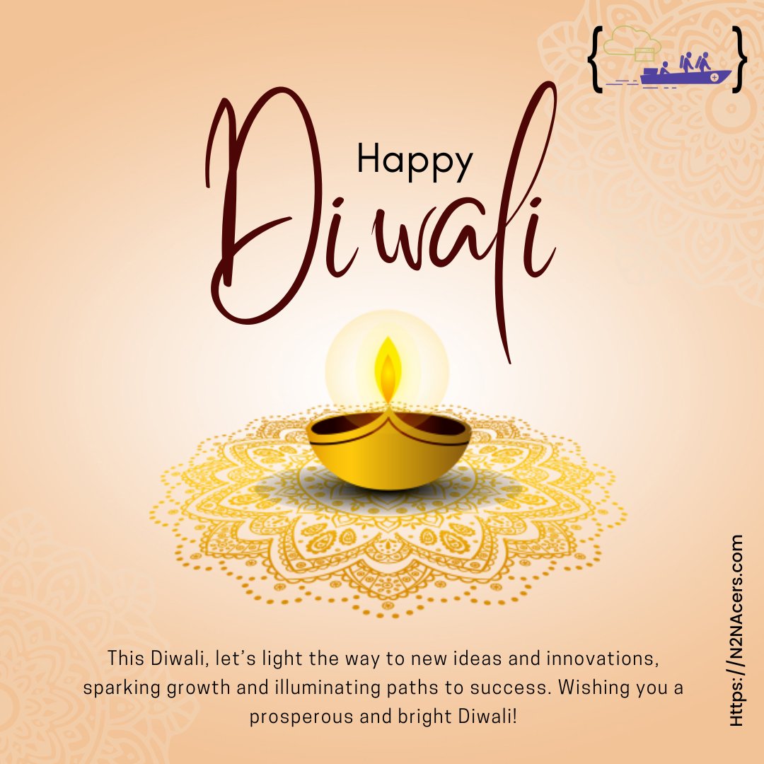 N2NAcers's tweet photo. This Diwali, let’s light the way to new ideas and innovations, sparking growth and illuminating paths to success. Wishing you a prosperous and bright Diwali!

#N2NAcers
#InnovateBrightly
#LightingTheWay
#TechForGood
#DiwaliWithPurpose
#IlluminateInnovation https://t.co/2ZlEea8836