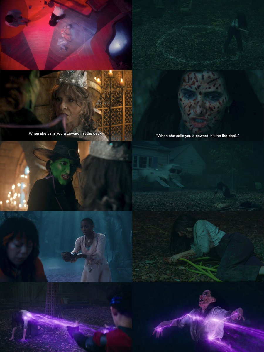 wandaslizzie's tweet photo. agatha’s coven still helping her with her fight against death 🥹 #AgathaAllAlong https://t.co/HPNUhS0cZc