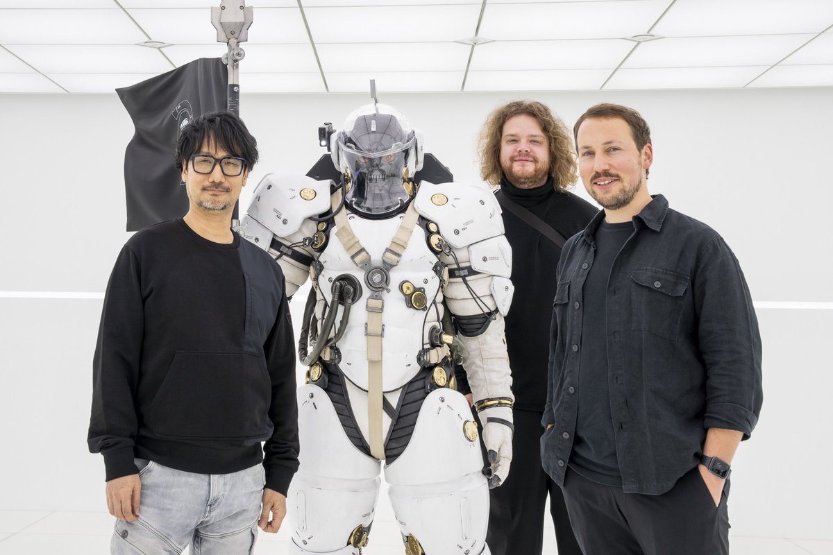 With director Gints Zilbalodis and producer Matīss Kaža of “FLOW.”