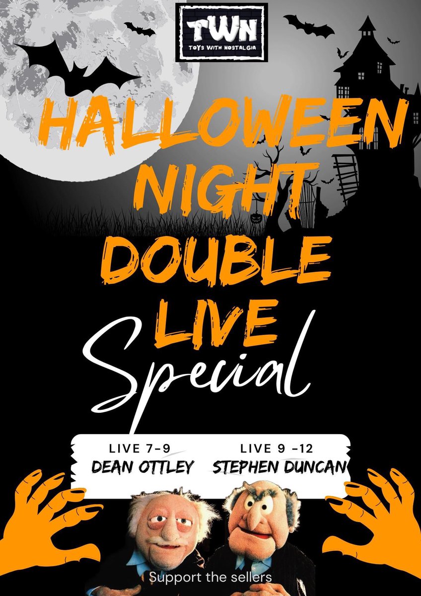 NWNTOYS's tweet photo. Huge night of live Halloween toy sales! Not to be missed on the Facebook group tonight ! #supportthesellers #twn4life https://t.co/KgrUEPtL8w