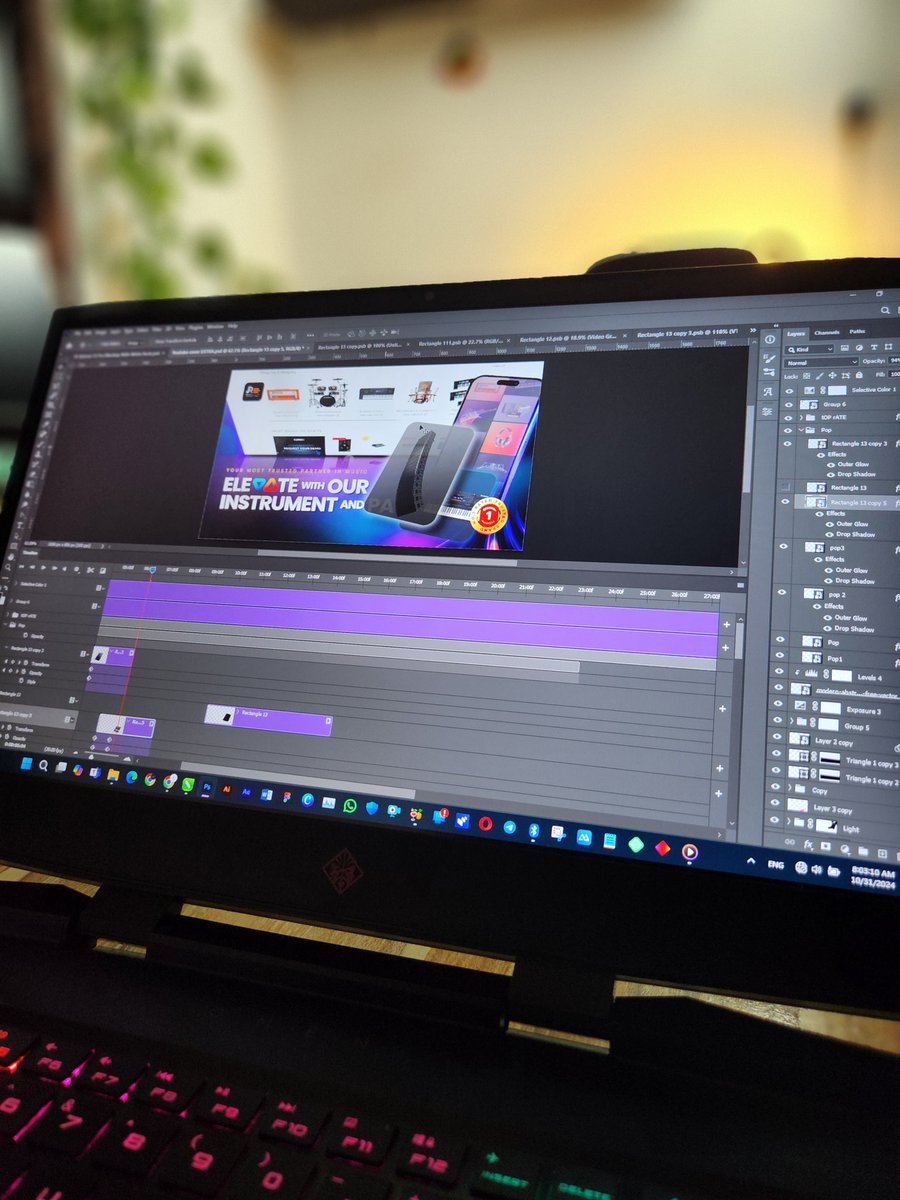 akingGraphics's tweet image. Basic Motion Design using Photoshop. 😁🤭