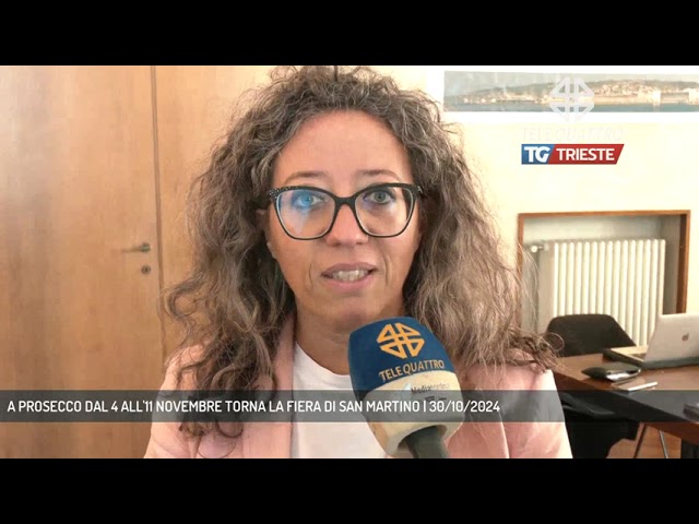 TRIESTE | A PROSECCO DAL 4 ALL'11 NOVEMBRE TORNA LA FIERA DI SAN MARTINO
telequattro.medianordest.it/54568/trieste-…