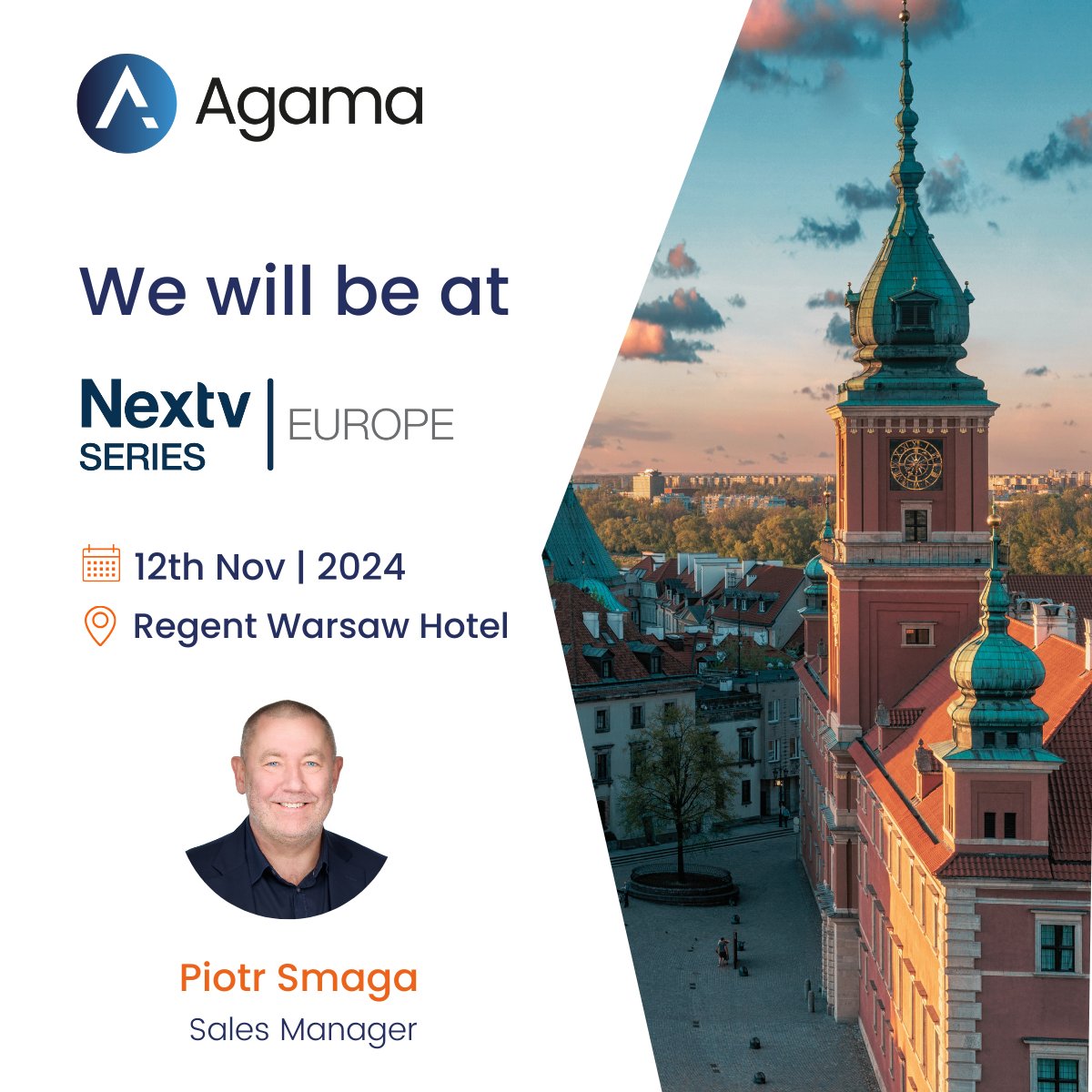 Heading to Warsaw and #NexTV Series Europe on November 12? Connect with Piotr to chat about how video insights drive success in the digital age, and the impact video observability and analytics have on optimizing the end-to-end video delivery.

#OTT #VideoObservability #Dataxis