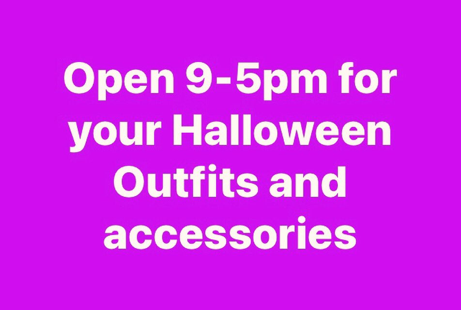 Find us at Ashton indoor market!
Plenty of outfits, decorations and accessories still in stock <a href="/Oldham_Hour/">Oldham Hour</a> <a href="/AshtonRetail/">Ashton Independent Retail</a> <a href="/TamesideMarkets/">Tameside Markets</a>