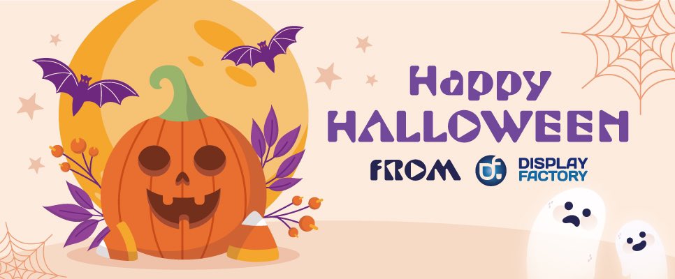 DisplayFactory8's tweet image. 🍭TRICK OR TREAT🍭
HAPPY HALLOWEEN 🎃from #DisplayFactory 
🍬How&apos;s your #halloweeen going?
🍬Tell us what&apos;s the best #halloweendecoration blew you away？