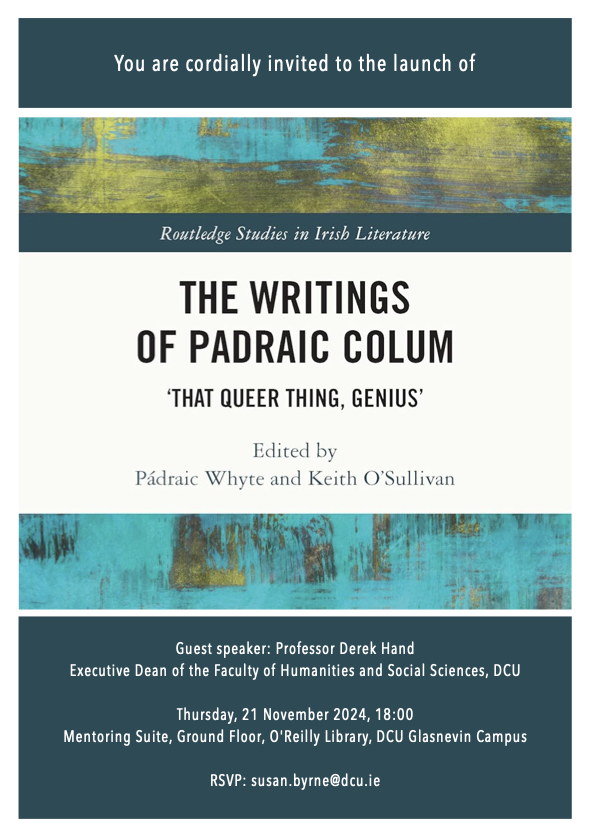 DCU School of English tweet media