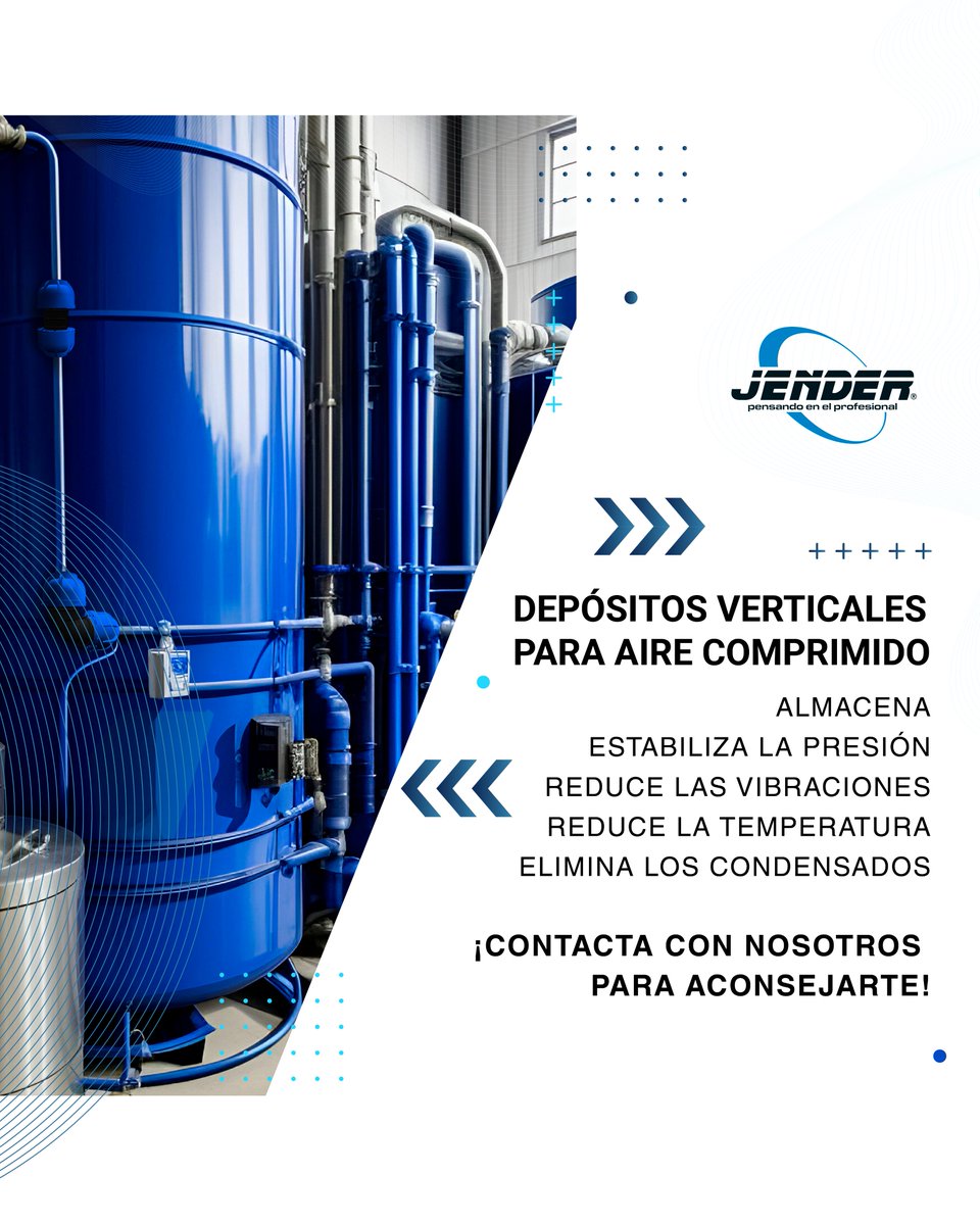 Jender__'s tweet photo. 🚀   Conoce nuestra gama de calderines y accesorios industriales para aire comprimido #JENDER #AireComprimido #EficienciaIndustrial #Elche   #Industria https://t.co/MbqzwblS4s