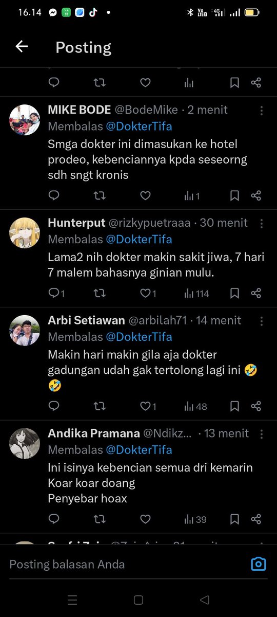 Yopras69Y's tweet photo. @DokterTifa Akun ternak, peliharaannya si fufufafa https://t.co/AW7Jw25c3T