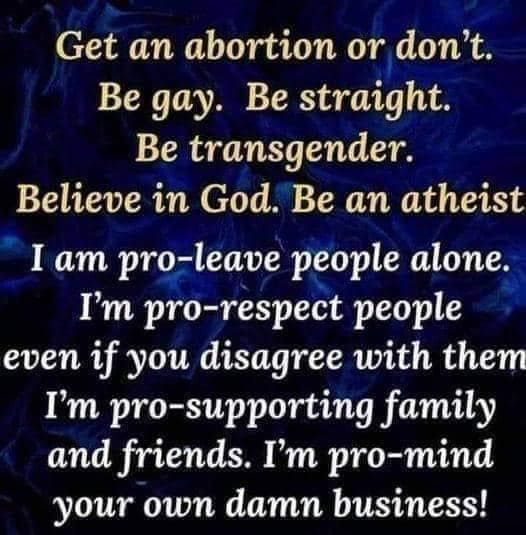 Talking about REAL freedoms here...