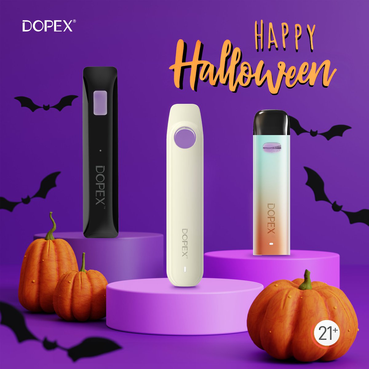 dopex_official's tweet photo. As Halloween approaches, let go of tension and embrace relaxation! Choose Dopex and enjoy a hassle-free spooky night!🌙✨

#dopex#happyhalloween#vapelife#cannabiscommunity#vapehardware https://t.co/T8dKIsMOGX