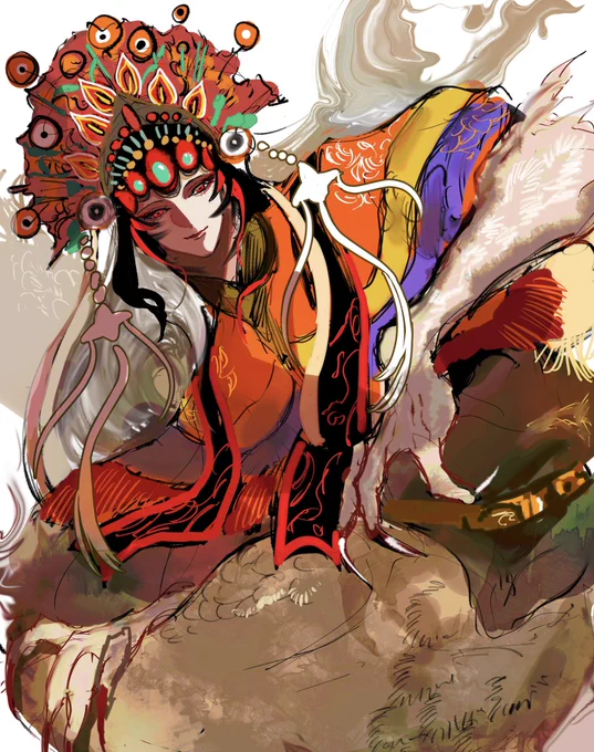 指定災害獣の下半身は龍のような形をしている。 