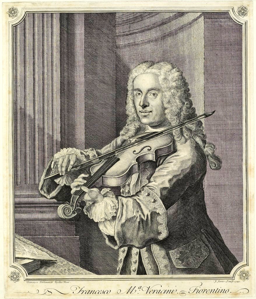 nikolausmella's tweet photo. Today marks the 256th anniversary of the death of the Italian #violinist &amp; #baroque composer, Francesco Maria #Veracini. :-) 🍁 🧭 † #Firenze 🇮🇹 #Italia #BaroqueComposers  

Engraving by J. June (1740-1770), 1744, after Franz Ferdinand Richter  (1693–1737). https://t.co/clxOwCwPHh