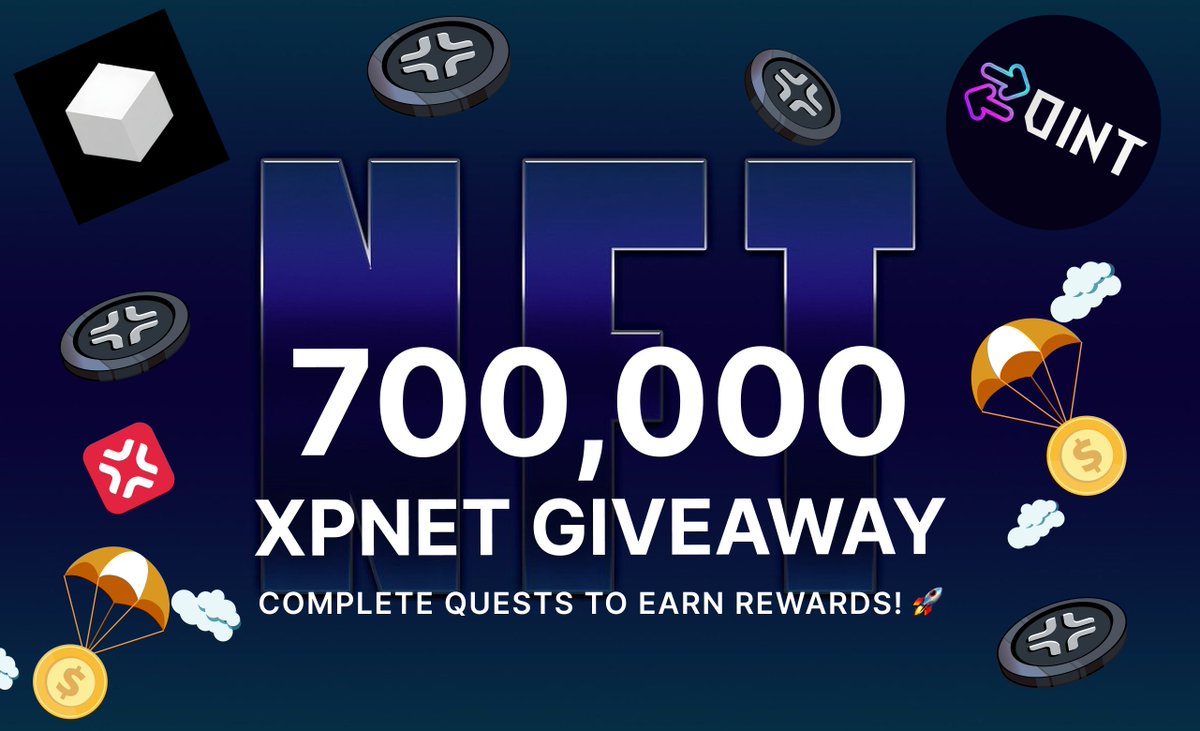 🎉 700,000 $XPNET Tokens Prize Pool! 🎉

🥳 We’re thrilled to partner with <a href="/peridotprotocol/">Peridot Finance</a>   &amp;  <a href="/CointSwap_/">Coint Swap</a>   for this epic giveaway! 🚀this is your chance to dive into Web3 and earn big rewards! 🌐

👉 Join here: app.galxe.com/quest/xpnet/GC…

Complete the tasks and bridge your NFTs