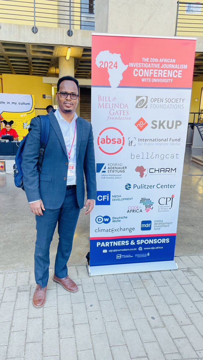 omarabdusalam's tweet photo. Pleased to join 400 journalists from around the world at the 20th edition of the #AIJC, held at @Journ_SA in Johannesburg, South Africa. An incredible opportunity to connect, learn, and share insights with fellow professionals dedicated to investigative journalism. https://t.co/lSsEboWH5J