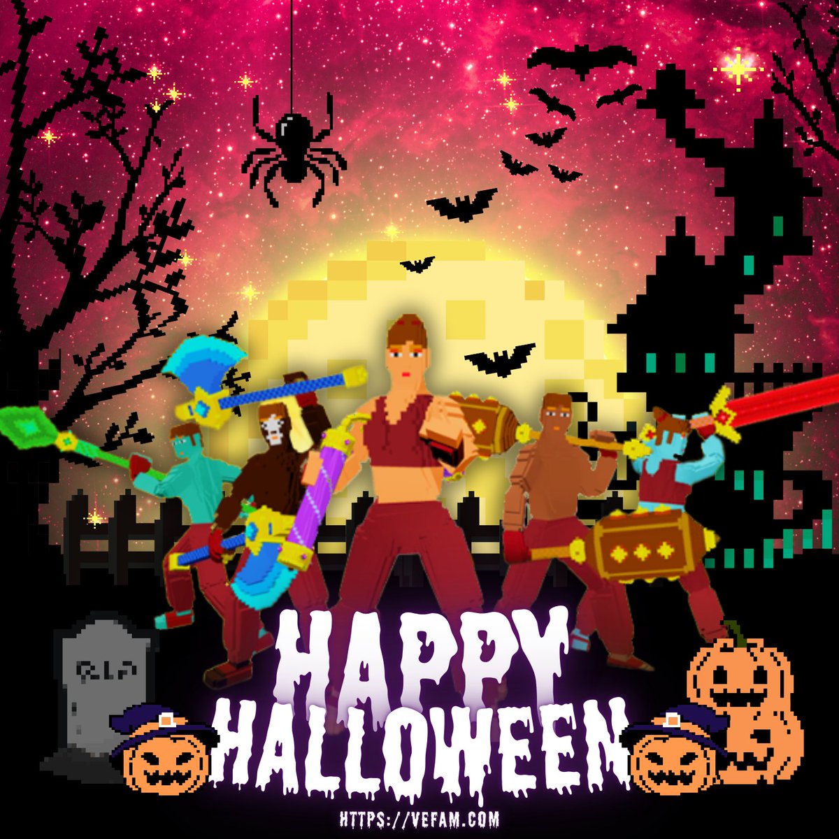 👻 Be ‘witching’ you a Happy Halloween, VeFam! 🎃

Show off your costume in the comments below! 🎁

-------------------------------------------------- 
#VeFam #VPunks #VNFT #VET #VTHO #DTHOR #METAPUFFs