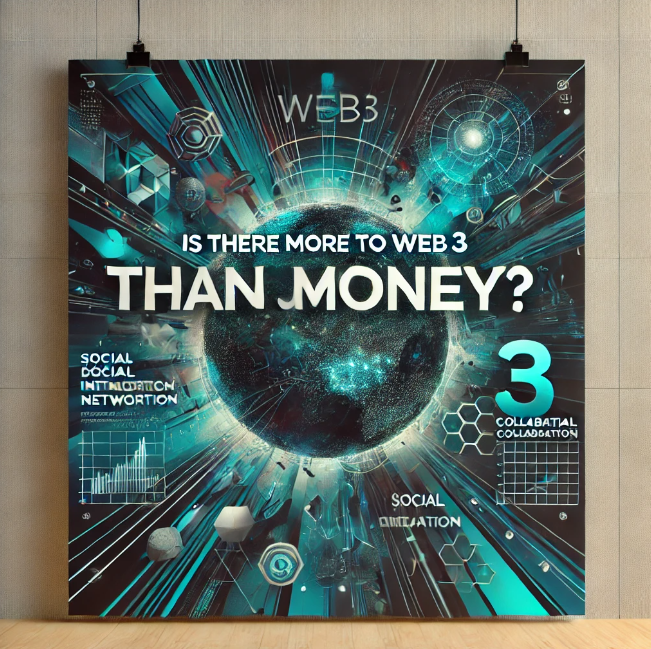 _RichardMba's tweet photo. 'Web3 is just about money.'

Some believe this to be true, while others think it’s a different story altogether.

So, it raises the question...

Is there more to Web3 than just money?

Let's find out ↓

#TheBlockStages #FrontierDAO https://t.co/dYTLlzKsJZ