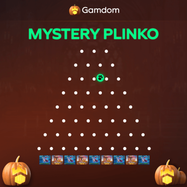 🎃 The final round of Mystery Glinko is here! 🎃

Where will the ball make its last drop? 💀

Guess the spot, drop your userID and Repost for a shot at 100x $1 FREE spins! 👻

Let’s see who’s got the sharpest instincts for this finale! 😈

🔗 Gamdom.com