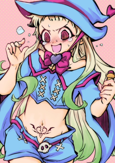 先生のハロウィンネタ大好きで、つい遊び絵を描いてしまった過去もありました… 魔法少女寧々ちゃんなんか可愛すぎる!