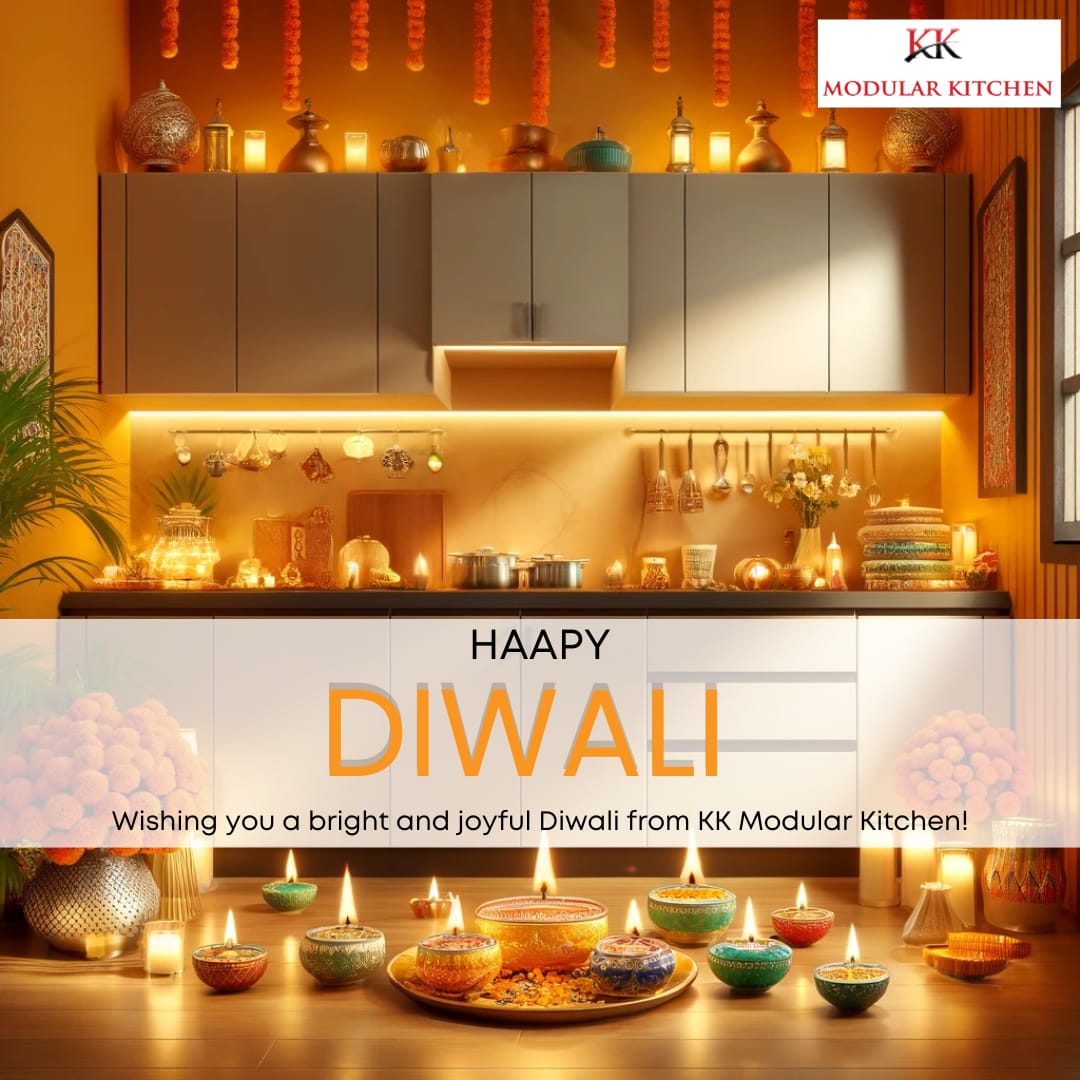 KKModularKitchn's tweet image. Let the warm ambiance and festive decor of your kitchen enhance the joy of the festival of lights. 

&quot;KK Modular Kitchen wishes you a Diwali filled with joy, prosperity, and delightful feasts. Celebrate with elegance and style in every corner!&quot;

#happydiwali #kkmodularkitchen