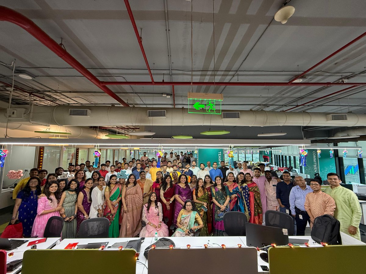 MontranIndia's tweet photo. Diwali is a special time for us at Montran, where we celebrate not just the festival but the bonds that make us one team. Our offices sparkled with light, joy and tradition as we celebrated together.

Wishing everyone a bright &amp; prosperous Diwali!

#TeamMontran #Diwali2024 https://t.co/mWC84uaRLk