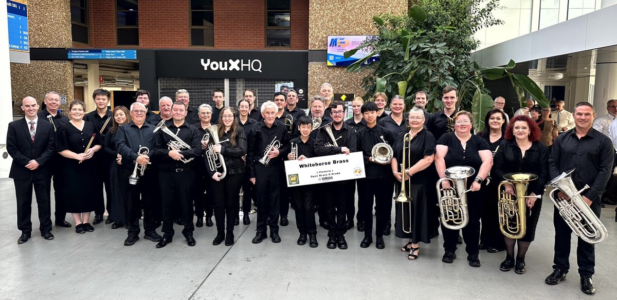 elissa_roper's tweet photo. If you’re in beautiful #Melbourne on Sunday (3rd Nov) you can hear these legends making gorgeous music.
See Whitehorse Brass 5pm on stage at #FederationSquare
We are playing some really fun charts! 😍❤️❤️🎶 https://t.co/vEkUfEai9e