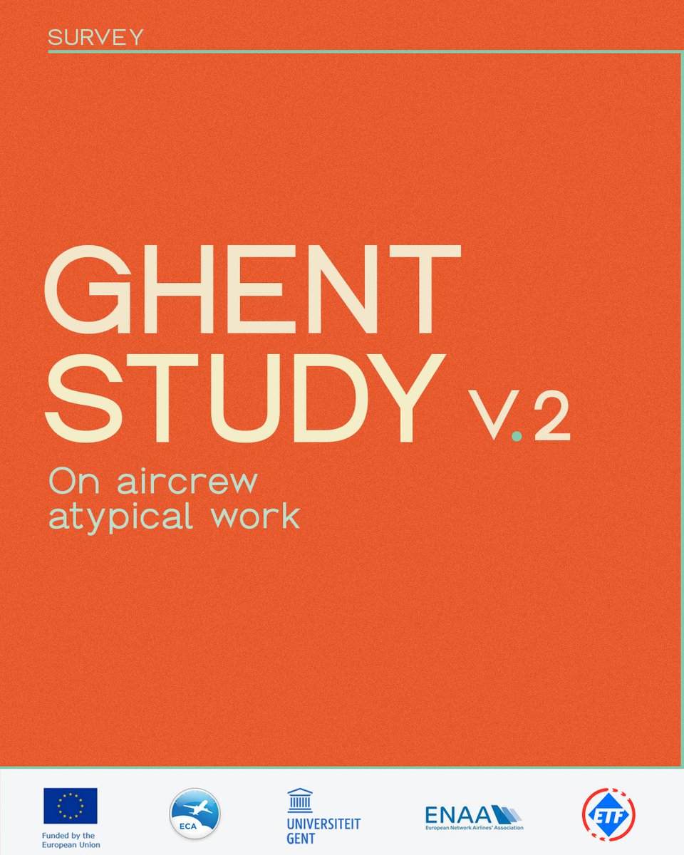 📢Big news for #aircrews around Europe!

A new survey is now open for #cabincrew members and #pilots.

✈️We want to know more about your working conditions, well-being and employment status.