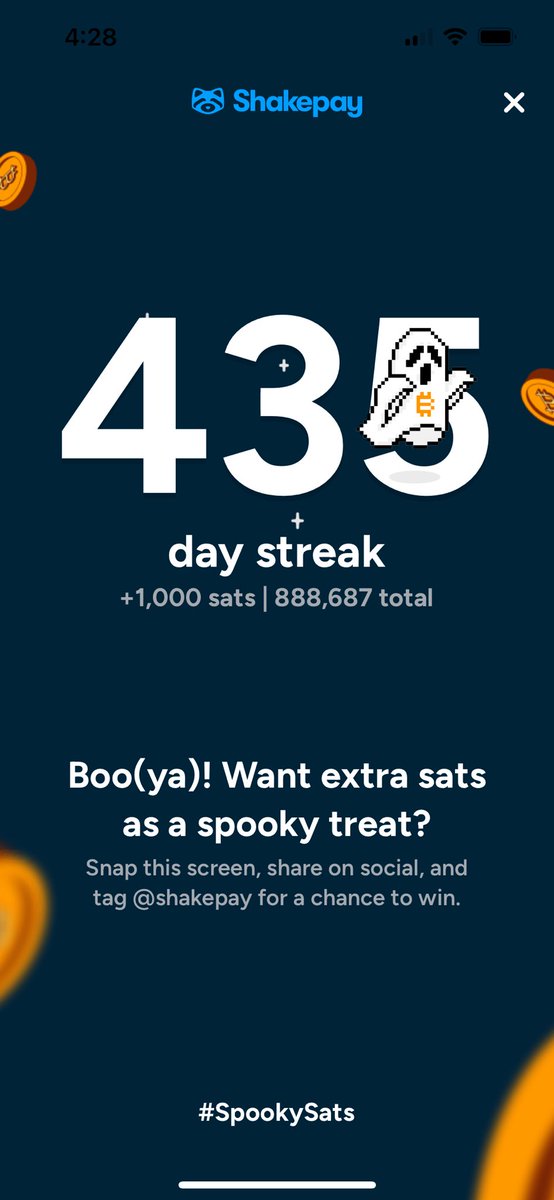 #spookysats <a href="/shakepay/">Shakepay — Buy Bitcoin 🇨🇦</a> Happy Halloween y’all!!