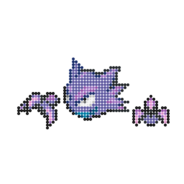 ironbeads_jp's tweet photo. 【ニンテンドーDS】ポケモンレンジャー
#ゴースト
使用しているビーズの詳細はこちら
https://t.co/wNpzRMidld
#アイロンビーズ
#ミニフューズビーズ
#DS
#R095
#Haunter
#2006年
#任天堂
#色違い
#ポケモン
#ゴースト https://t.co/NBRhcInNxT