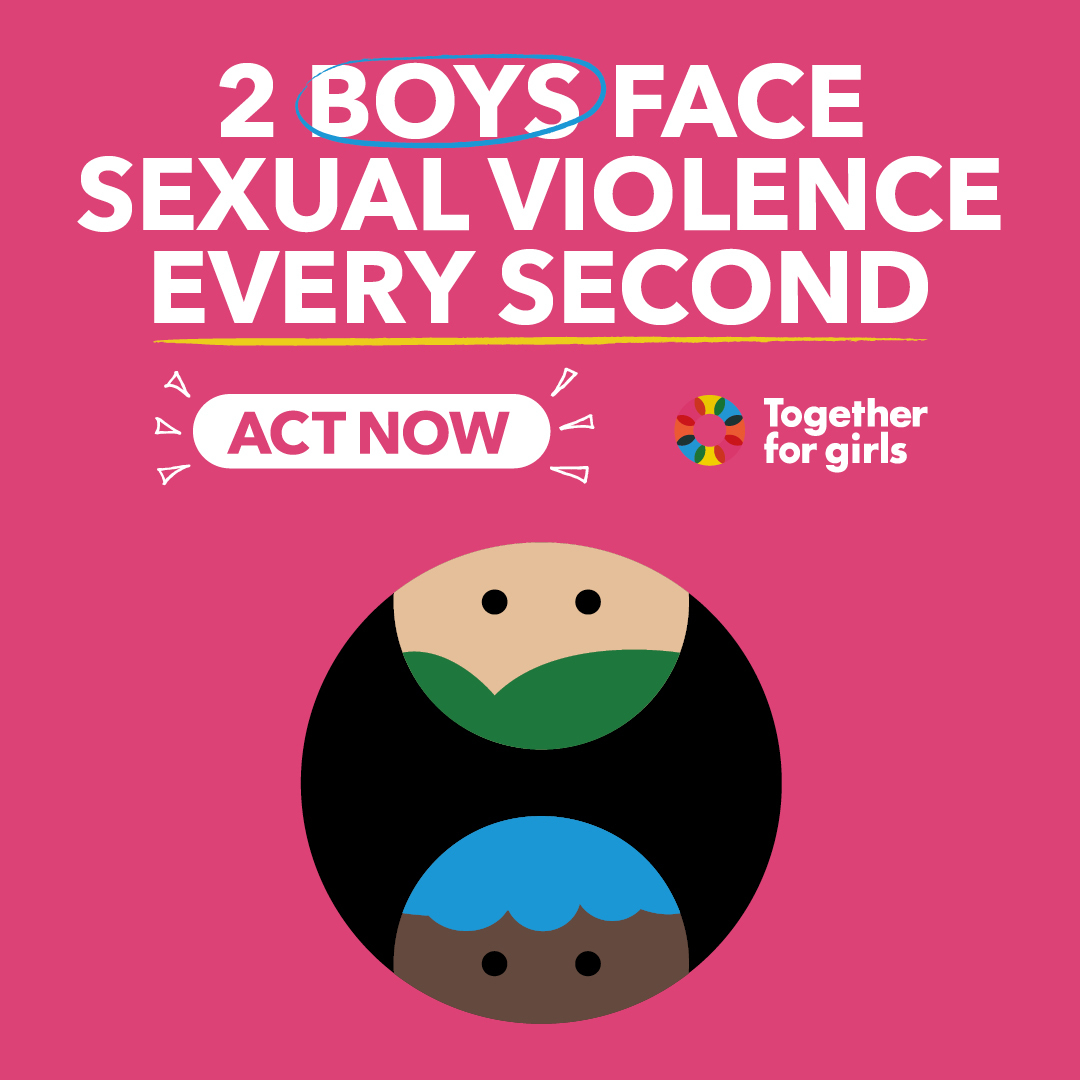 together4girls's tweet photo. ❗In the last year, 3 girls &amp; 2 boys experienced some form of sexual violence per second.

💡Together for Girls &amp; partners have created the #BreakTheRecord book to measure CSV &amp; offer a framework to end it.

Learn more about how you can take action 👉https://t.co/aRAsxm42rC 👈 https://t.co/fbZ14hDXKh