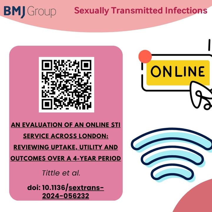 sti.bmj.com/content/early/…

Since 2018, Sexual Health London (SHL) has provided 1.5million STI testing orders in London, UK. Positive chlamydia and gonorrhoea results were associated with non-cisgender women, high number of STI orders, non-UK born, and those collecting STI test kits