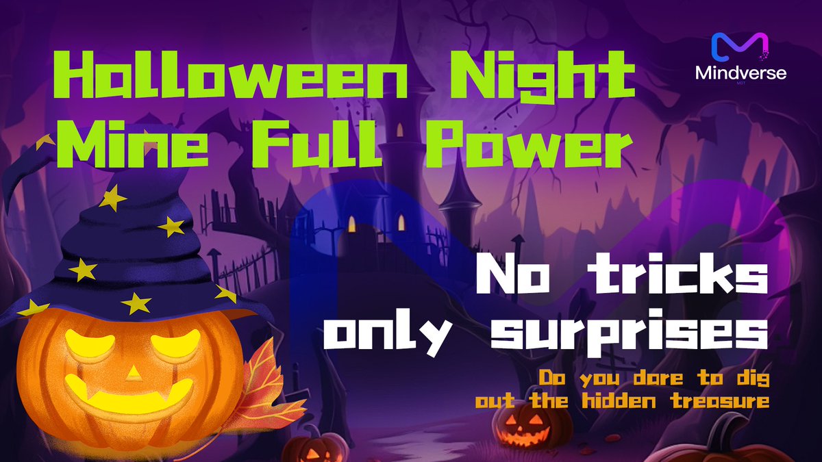 Mindverse_io's tweet image. Treat Yourself to Mindverse Rewards!

This Halloween, it’s treats all around! 🎁

👻 Boost your staking power and uncover frightfully big rewards!

#Mindverse #HELLOWEEN #Mining #Depin #ai