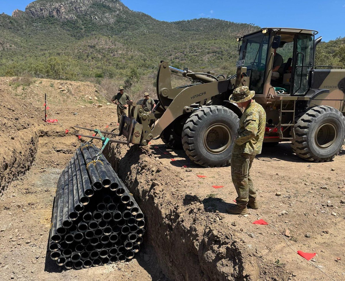 18 CE SQN constructing and trialling fascines 🐾