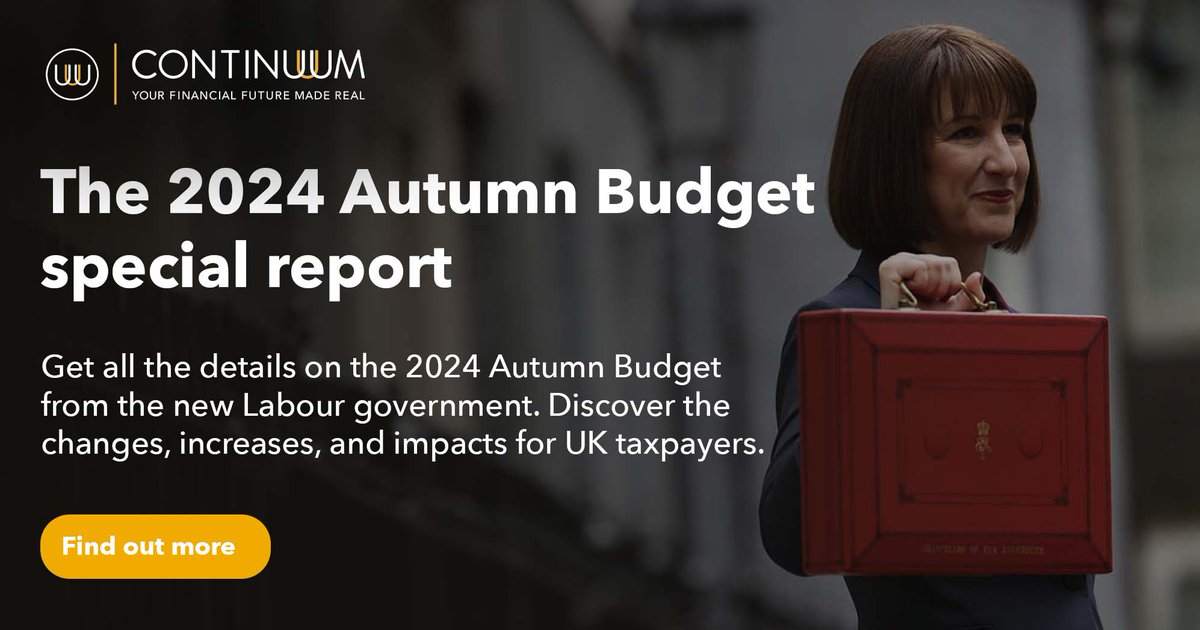 Yesterday, the Chancellor announced the first budget from the new Labour government, marking historic changes in UK policy. 

Check out our report for a concise breakdown of the key updates.

Full report 👉 mycontinuum.co.uk/the-2024-autum…

#AutumnBudget2024 #UKBudget #FinanceNews