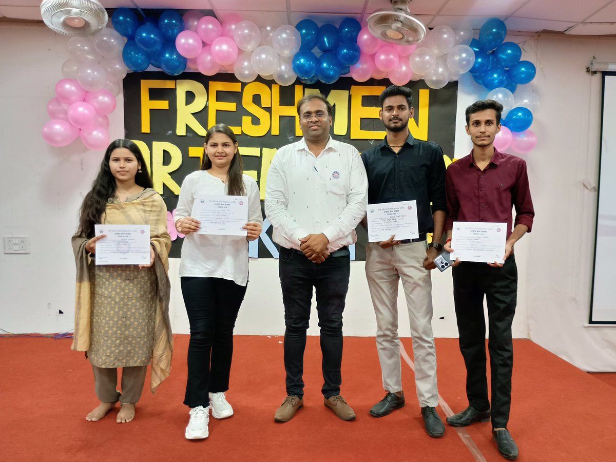 NSSUnitIETDAVV's tweet photo. NSS Orientation program for newly admitted volunteers in NSS IET DAVV Family @_NSSIndia @YASMinistry @ashokshrotinss @Rajkumarnss @NSSRDBhopal @NSSDAVVMP @_NSSAwards @PGarhwal03 @NSSUnitIETDAVV @DAVVUNIVERSITY @_NSSAwards @askabir_  @ashokshrotinss https://t.co/C7W25ox5sg