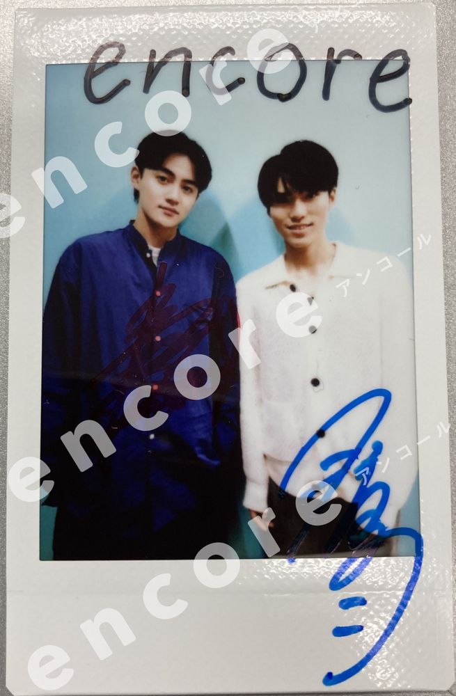 桑原柊・直筆サイン入りチェキ