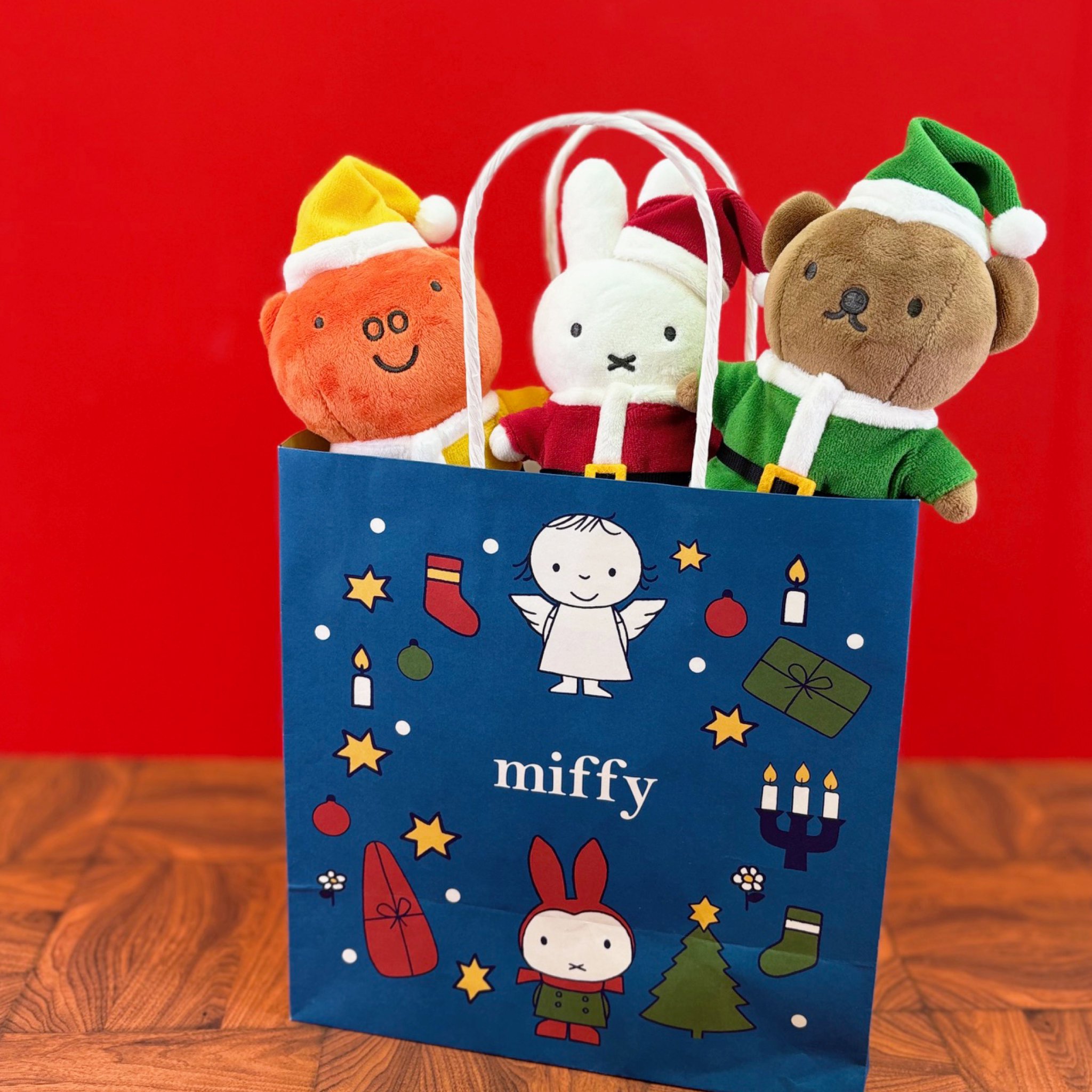 ミッフィースタイル　クリスマスぬいぐるみ 2024年11月2日(土)より発売予定!miffy style限定 ミッフィー