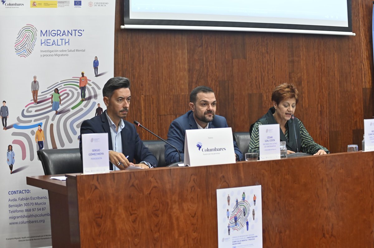 Nuestra directora <a href="/rosacano3/">rosa cano</a> y <a href="/cleal80/">Cesar Leal Costa</a> Decano de <a href="/umuenfermeria/">Facultad de Enfermería. Universidad de Murcia</a> dan la bienvenida a esta Jornada.

#MigrantsHealth (<a href="/inclusiongob/">Ministerio Inclusión Seguridad Social Migraciones</a> #UE)