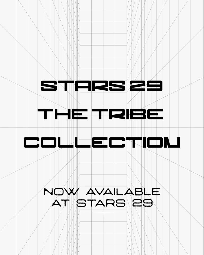 This one’s for YOU—the Tribe, the pulse behind the movement. Thank you for riding with us. 

Here’s to growing stronger together 🫡🔥

STARS 29 x THE TRIBE COLLECTION NOW AVAILABLE IN STORE. 

Kindly retweet and BUY 😂 🫶🏾