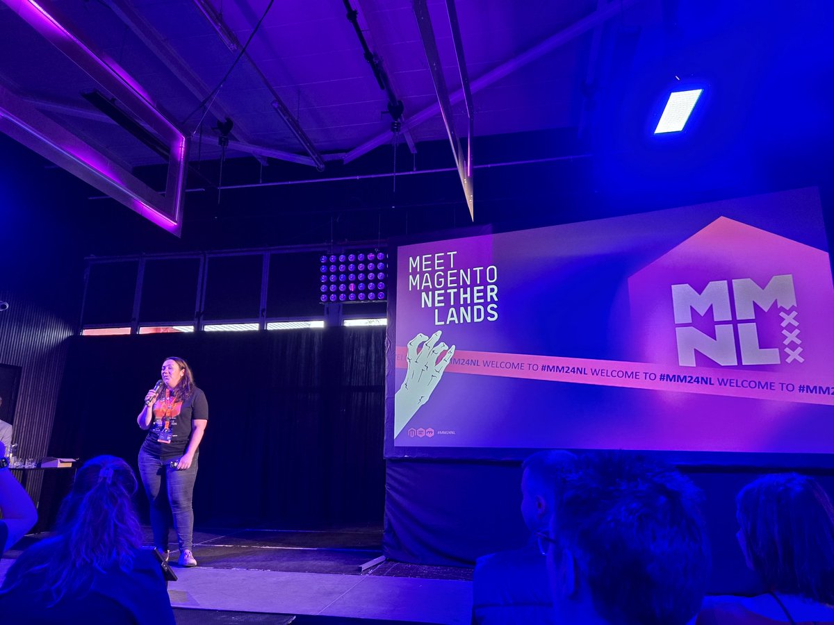 Meet Magento Netherlands 2024 is ooooooon with <a href="/sannepalmhuisje/">Sanne Bolkenstein</a> welcome speech 🚀

#mm24nl #magento <a href="/MagentoAssoc/">Magento Association</a> <a href="/MagentoOSS/">Magento Open Source</a> <a href="/mage_os/">Mage-OS</a>
