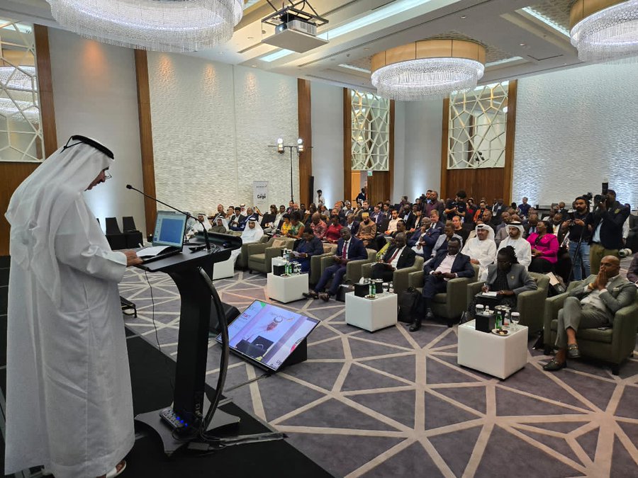 Happening Now: Uganda - UAE Business Forum, organized by the Uganda Embassy in the UAE. The event's Chief Guest is the Prime Minister, Rt. Hon. <a href="/R_Nabbanja/">NABBANJA ROBINAH</a>, with the Dubai Chamber of Commerce and Uganda's Private Sector also in attendance.Ruud Kenzo Edith Nakalema #Collapse